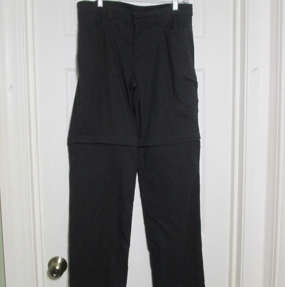 Eddie Bauer Black Convertible Hiking Pants